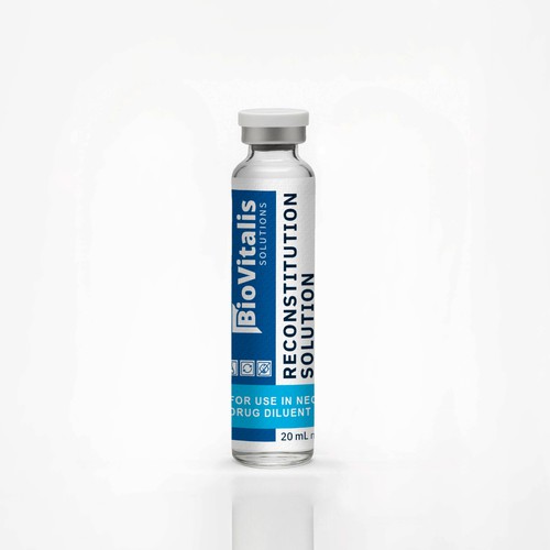 Medical product label design for hydration solution