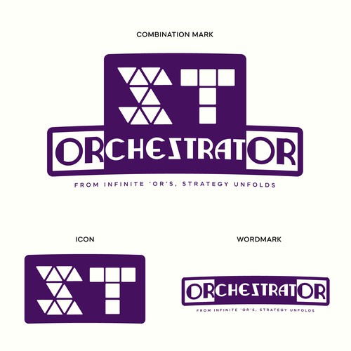 A concept logo for Orchestrator
