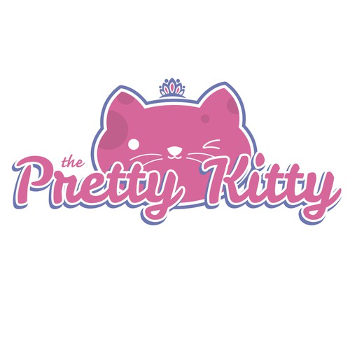 Bold logo design for The Pretty Kitty