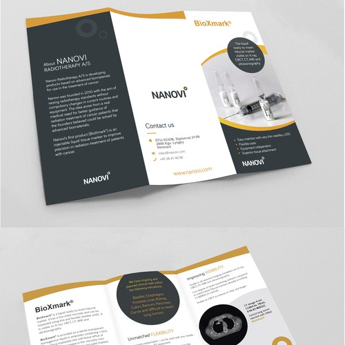 Create a capturing brochure for Nanovi!
