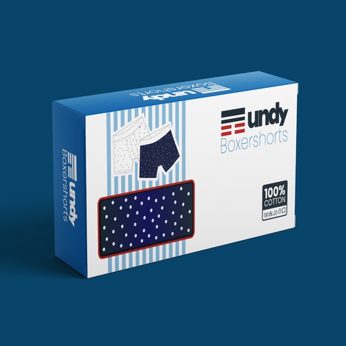 Underwear box design for Undy