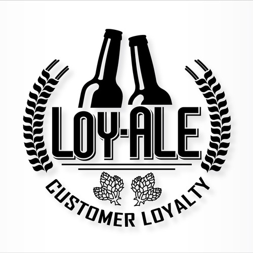 Craft beer logo for a customer loyalty program