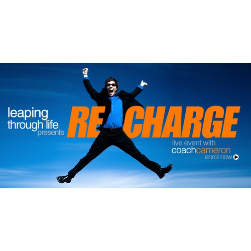 New banner ad for Leaping Through Life