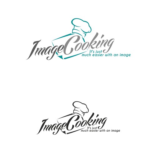 Create a simple and clean logo for a recipe site