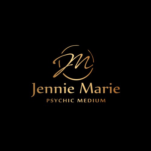Logo monogram for psychic medium 