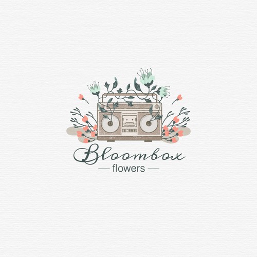 Logo for flower business