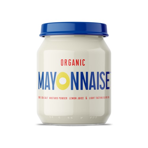 ORGANIC MAYONNAISE logo & product label