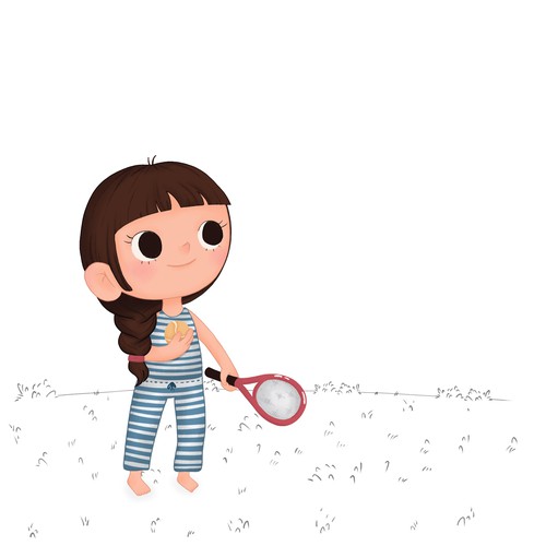 Little Tennis Girl