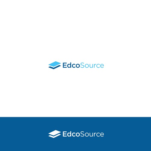 simple and clean logo for EdcoSource