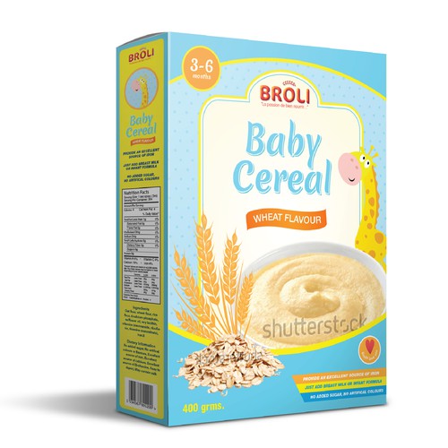 Broli Baby Cereal box giraffe