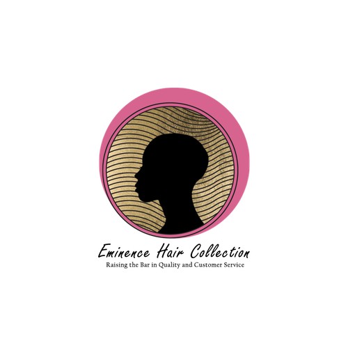 Logo concept for Eminence Hair Collection