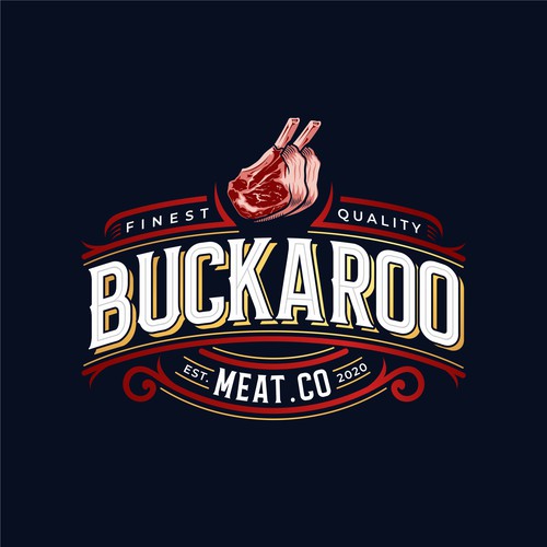 EYE CATCHING LOGO FOR MEAT MARKET