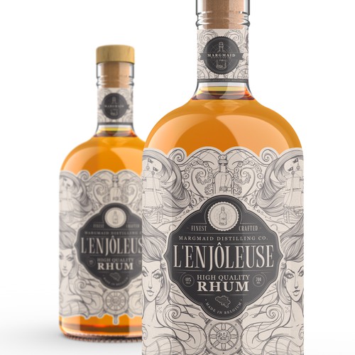 Rum Label Design