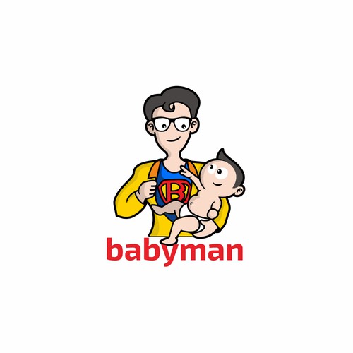 Babyman Logo Character