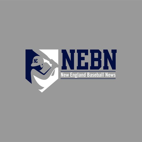 logo for New England Baseball News or NEBN