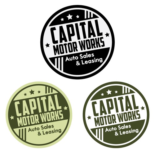 Capital Motor Works Logo Mock up