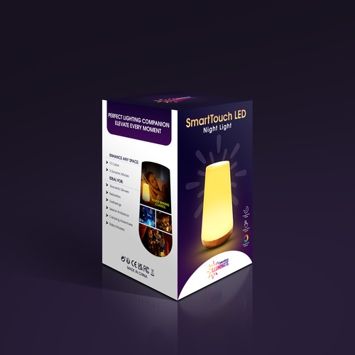 SmartTouch LED Box pack packaging Design