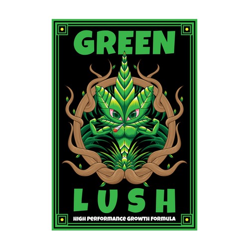 Green Lush illustration