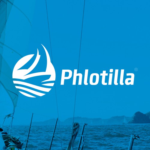 Unused logo concept for sailing community