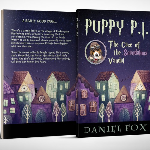 The author wanted a cover resembling a Harry Potter book. 