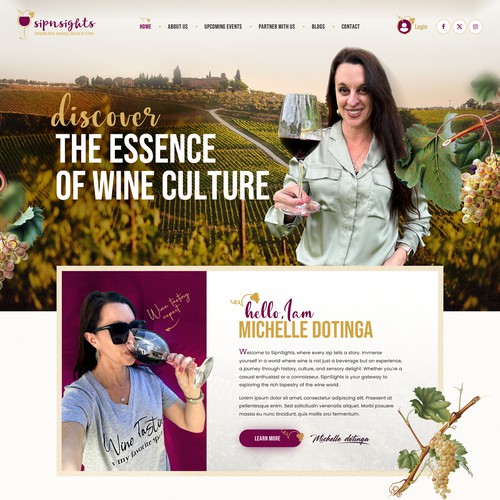 Creative Wine Website
