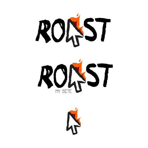 Logo options for Roast My Site