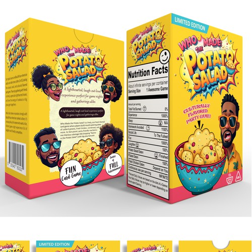 Bold Fun Card Game Box design