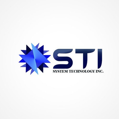Create a simple, abstract and contemporary logo for STI