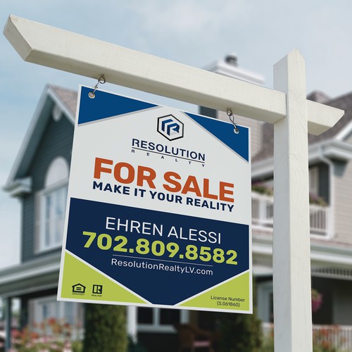 Real estate Listing Sign