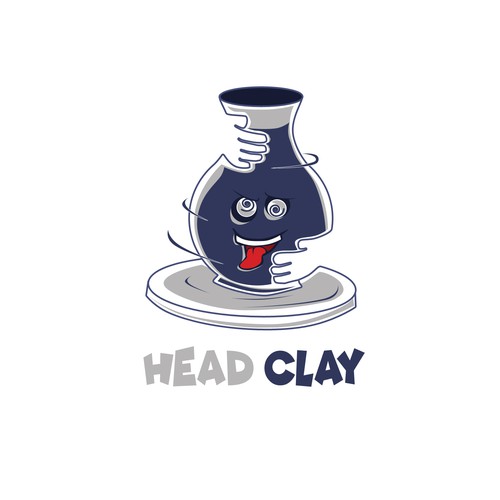 Cartoon logo for Clay Head
