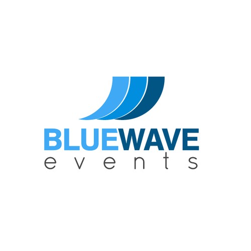 Create a winning logo for Blue Wave Events