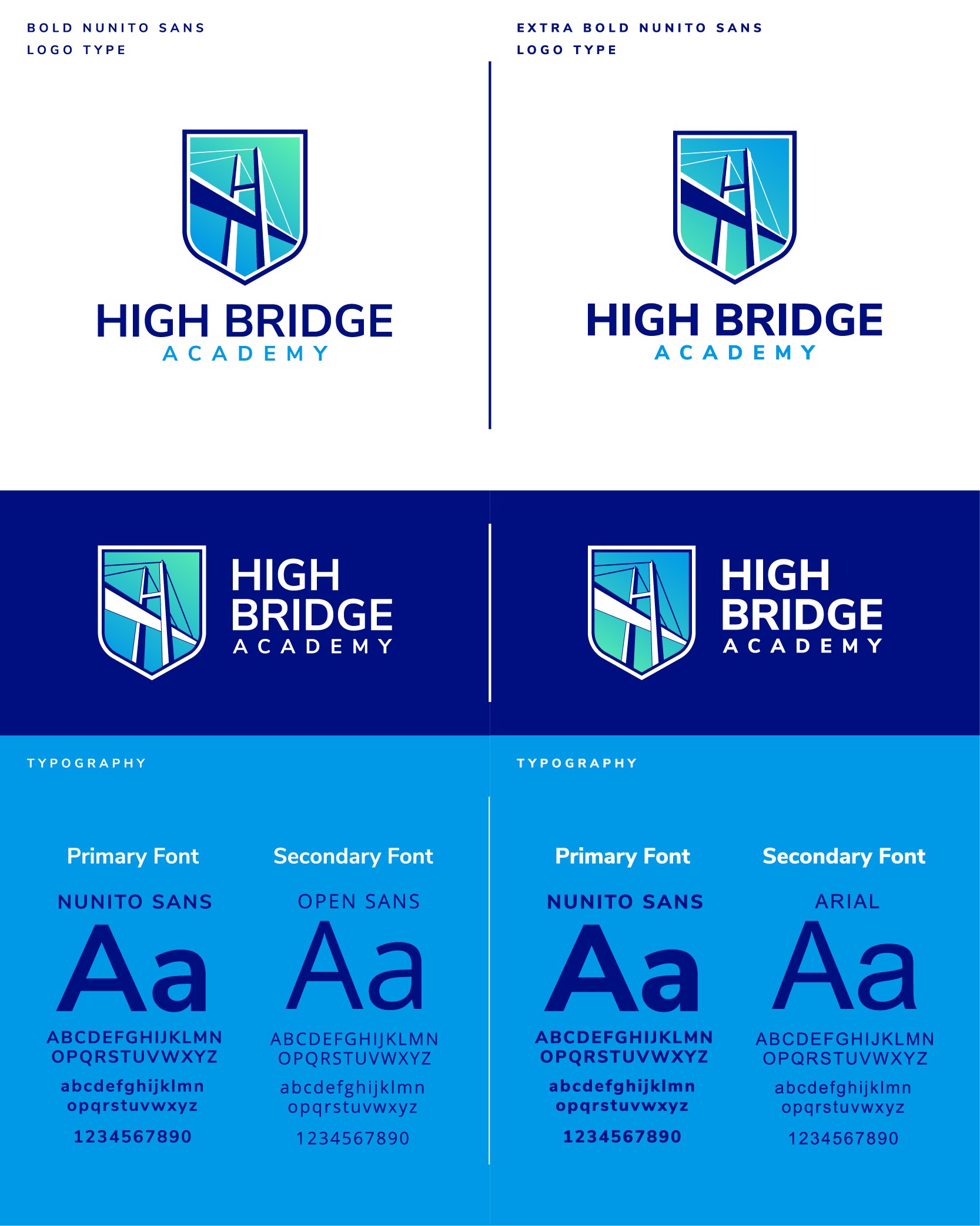 High Bridge Academy Brand Refresh: Logo and Colors Revamp Needed!