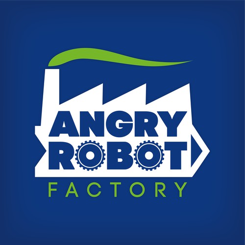 Angry Robot Factory Logo Design Submission