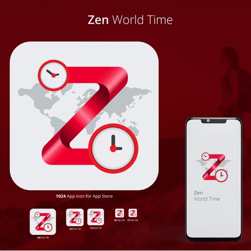 Zen World Time app Icon