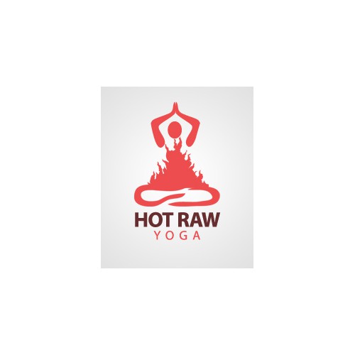 Create the next logo for Hot Raw Yoga