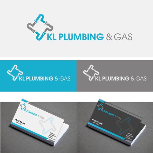 Create a logo for KL PLUMBING & GAS