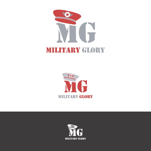 Modern Minimal Military logo