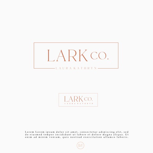 Sophisticated, elegant and modern logo