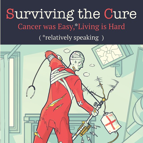 "Surviving the Cure" Book Cover Design