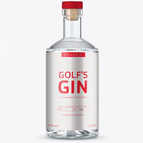 Golf's Gin label