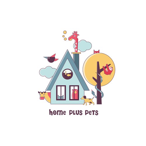 Logo for Home plus Pets