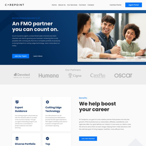 Professional Look Web Design For Insurance Industry Company
