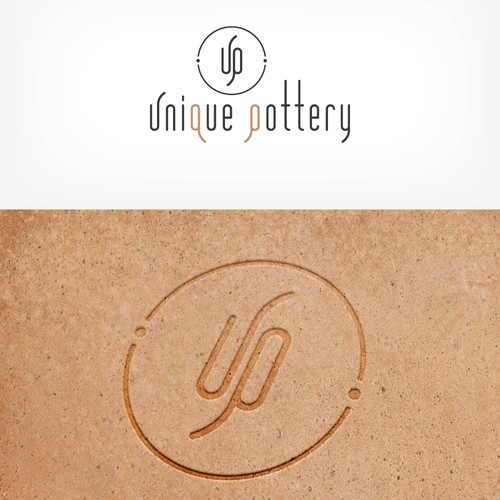 Unique dinnerware/tableware ceramics logo