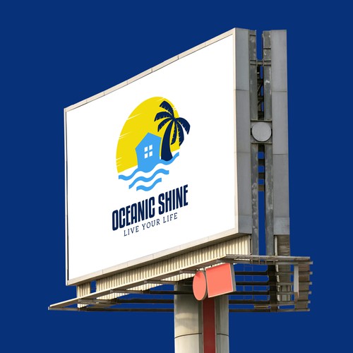Professional Real estate Oceanic shine logo 