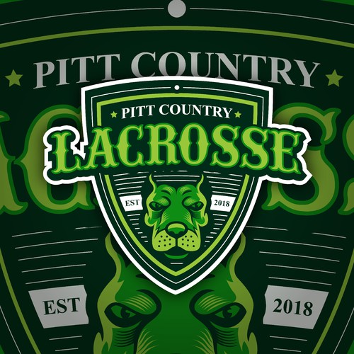 Pittbull lacrosse logo design entry