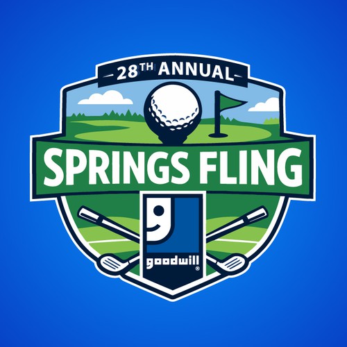 Logo Design For 28th Annual Springs Fling