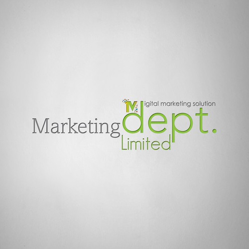 Logo for Marketing Dept Company.