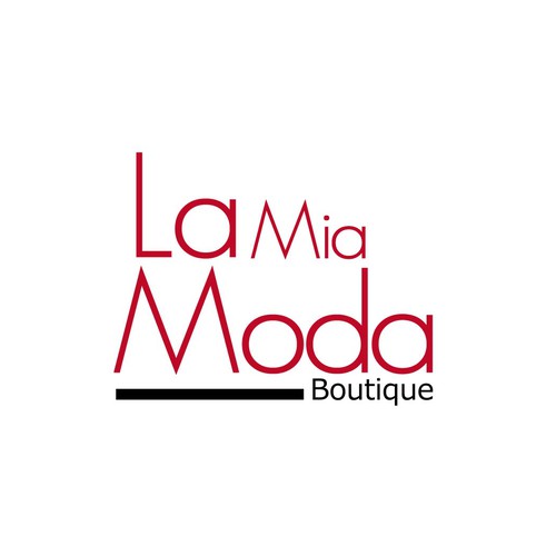 Logo design for La Mia Moda Boutique