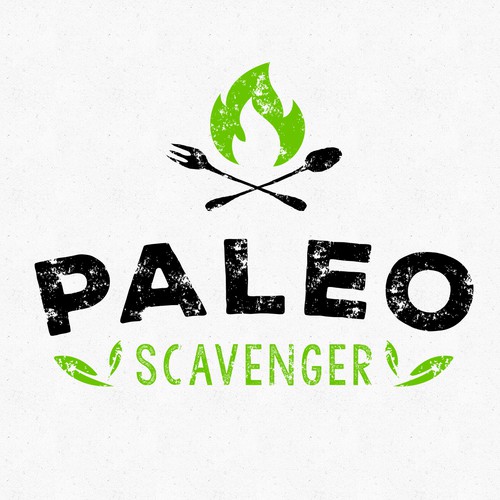 Logo design for Paleo Scavenger Snacks