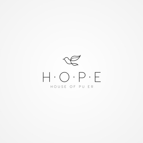 Clean and Simple Logo for a Tea Shop